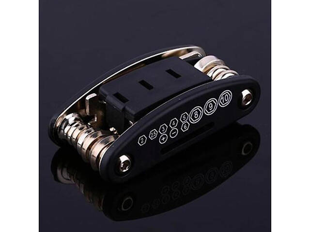 Мультитул велосипедный набор инструмента 16 в 1 Kemey №1253 - Фото 6