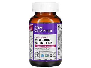 Мультивитаминный комплекс постнатальный, Postnatal MultiVitamin, New Chapter, 96 таблеток