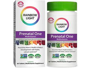 Мультивітаміни для вагітних, Prenatal One, Rainbow Light, 60 таблеток