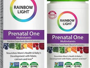 Мультивітаміни для вагітних, Prenatal One, Rainbow Light, 60 таблеток