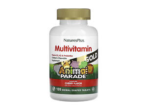 Мультивітаміни для дітей Nature's Plus Animal Parade Gold 120 таблеток, Cherry