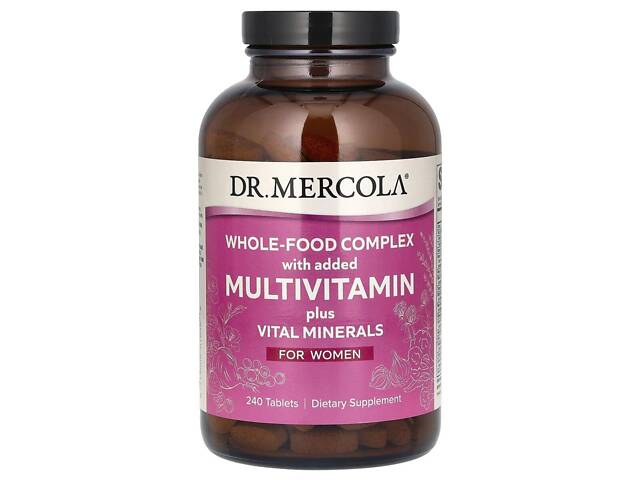 Мультивитамины для женщин, Multivitamin Plus Vital Minerals, Dr. Mercola, 240 таблеток - Фото NaN Мультивитамины для женщин, Multivitamin Plus Vital Minerals, Dr. Mercola, 240 таблеток - Фото NaN