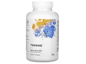 Мультивітаміни для чоловіків 50+, Men's Multi, Thorne, 180 капсул