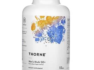 Мультивітаміни для чоловіків 50+, Men's Multi, Thorne, 180 капсул