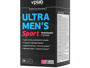 Мультивітаміни VPLab Ultra Men's Sport Multivitamin 90 caps (1086-2022-10-0276)