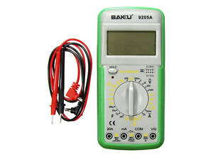 Мультиметр BAKKU BK-9205A Измерения: V, A, R
