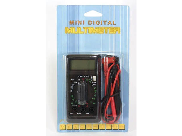 Мультиметр DT-181 (Тестер) типи вимірювань - Фото 2