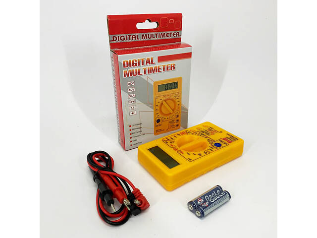 Мультиметр HAOYUE DT830D yellow - Фото 6