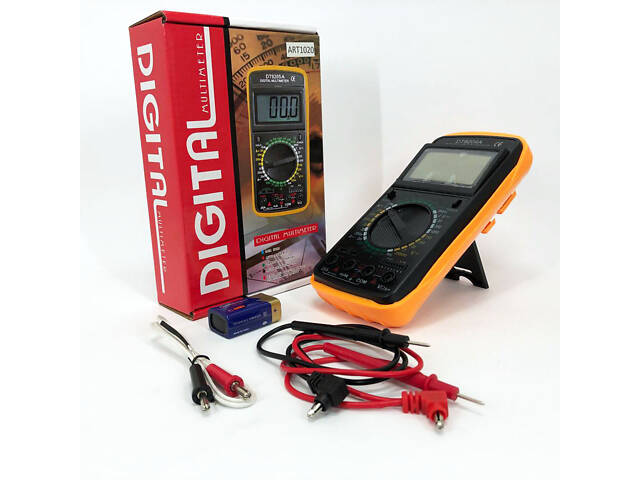 Мультиметр цифровий Digital DT-9208A універсальний, мультиметр для дому, гарний мультиметр - Фото 1