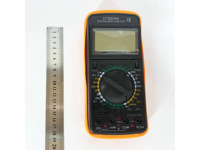 Мультиметр цифровий Digital DT-9208A універсальний, мультиметр для дому, гарний мультиметр - Фото 7
