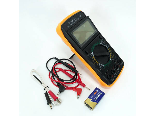 Мультиметр цифровий Digital DT-9208A універсальний, мультиметр для дому, гарний мультиметр - Фото 9