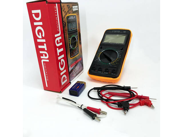 Мультиметр цифровий Digital DT-9208A універсальний, мультиметр для дому, гарний мультиметр - Фото 10