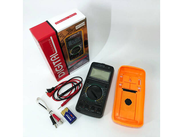 Мультиметр цифровий Digital DT-9208A універсальний, мультиметр для дому, гарний мультиметр - Фото 14