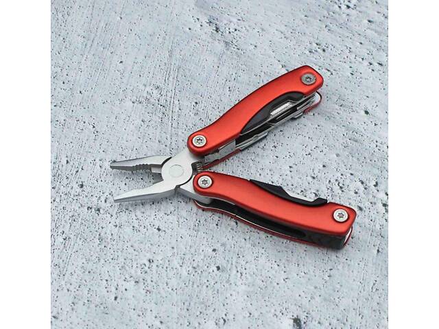 Мультитул мини M142 красный - Фото 2