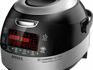 Мультиварка BROCK MC 6601 SS 860 Вт чорна