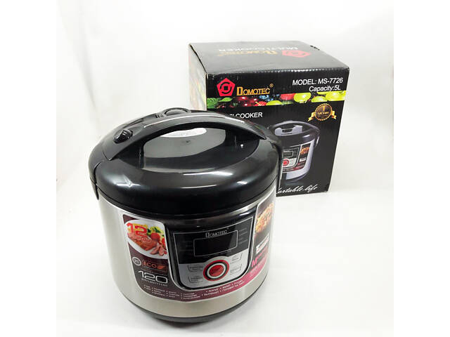 Мультиварка електрична пароварка рисоварка Domotec MS-7726 5л/12 програм Майстер Шеф 1500 Вт - Фото 11