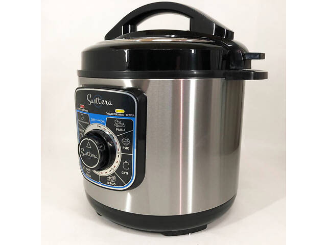 Мультиварка-скороварка SUNTERA SPC-1100 1000 Вт, пароварка для кухні побутова, антипригарні рисоварки - Фото 10