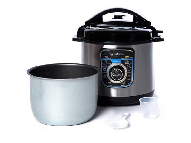 Мультиварка-скороварка SUNTERA SPC-1100 1000 Вт, пароварка для кухні побутова, антипригарні рисоварки - Фото 14