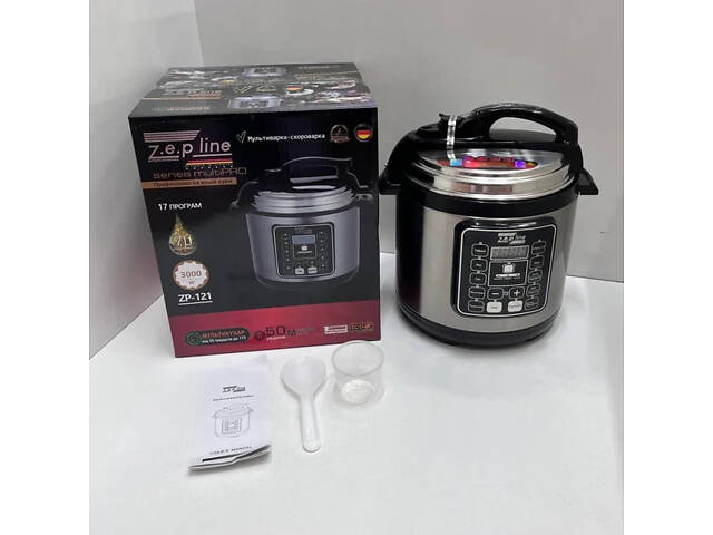 Мультиварка — скороварка Zepline ZP-121 3000W 17 програм об'єм 7 л - Фото 6