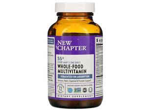 Мультивитаминный комплекс для мужчин 55+, Every Man's One Daily 55+ Multivitamin, New Chapter, 1 в день, 72 вегетарианск