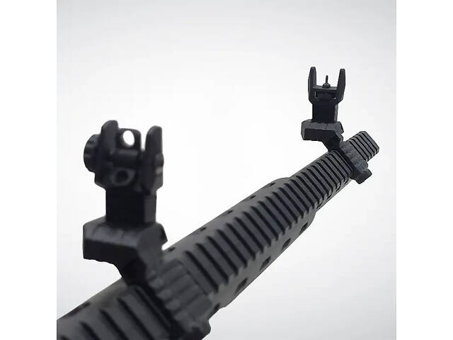 Мушка и целик 45°, DLG Tactical DLG-185, высокие, складные, на Picatinny - Фото 7