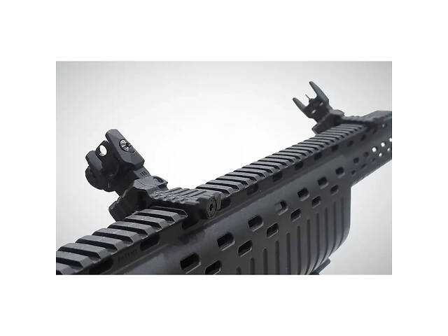 Мушка и целик 45°, DLG Tactical DLG-184, низкие, складные, на Picatinny - Фото 6