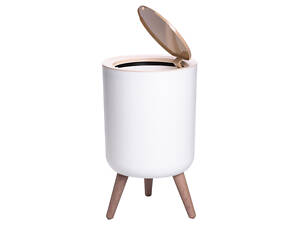 Мусорное ведро с клик-крышкой на ножках 8 литров ведро для мусора на кухню, в спальню и для офиса HP-45-13