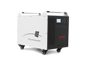 Must HBP1800-3024OS 3072W LiFePO4 LCD, 24VDC, PV 60A MPPT, 230V ±5%, 6000 cycle 80% DOD, 25°C, 4xUSB, 2x12V1A,