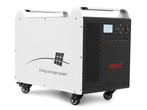 Must HBP1800-3024OS 3072W LiFePO4 LCD, 24VDC, PV 60A MPPT, 230V ±5%, 6000 cycle 80% DOD, 25°C, 4xUSB, 2x12V1A,