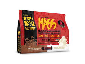 Mutant Mass 2 Flavours one bag (2,72, triple chocolate & vanilla ice cream)