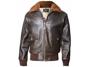 Кожаная куртка Offical Top Gun Military G-1 Jacket (коричневая)