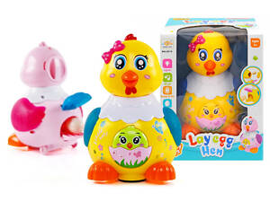 Музыкальная игрушка Курица несет яйця 0616, свет, звук.