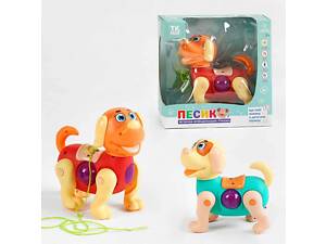 Музыкальная игрушка “Песик” TK - 20863 (48/2) 'TK Group', 2 цвета, ОСВУЧЕНИЕ УКРАИНСКИМ ЯЗЫКОМ, на батарейках, звук, под