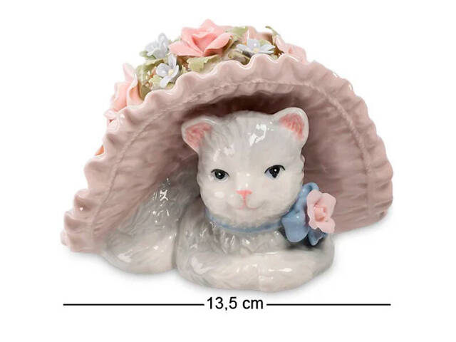 Музична Статуетка Кішка в капелюсі Pavone AL31998 - Фото 1