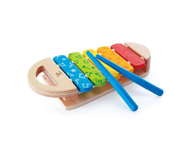 Музична іграшка Hape дерев'яний ксилофон Райдуга (E0606) - Фото 2