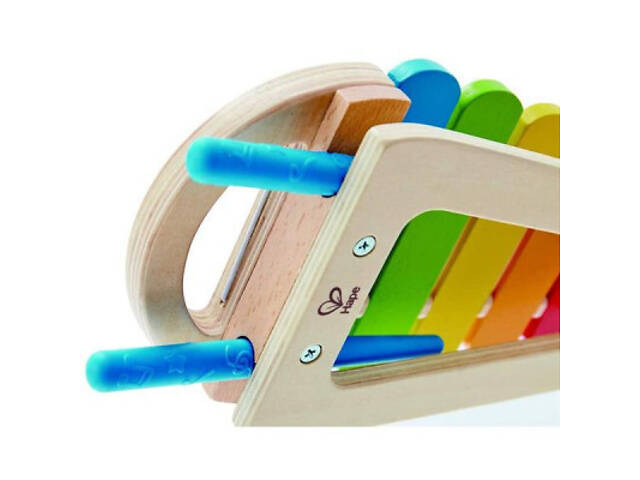 Музична іграшка Hape дерев'яний ксилофон Райдуга (E0606) - Фото 5