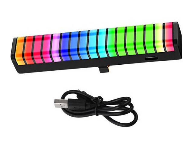 Музичний автомобільний RGB-дифузор у формі ритму F1 Аромадифузор в авто - Фото 1