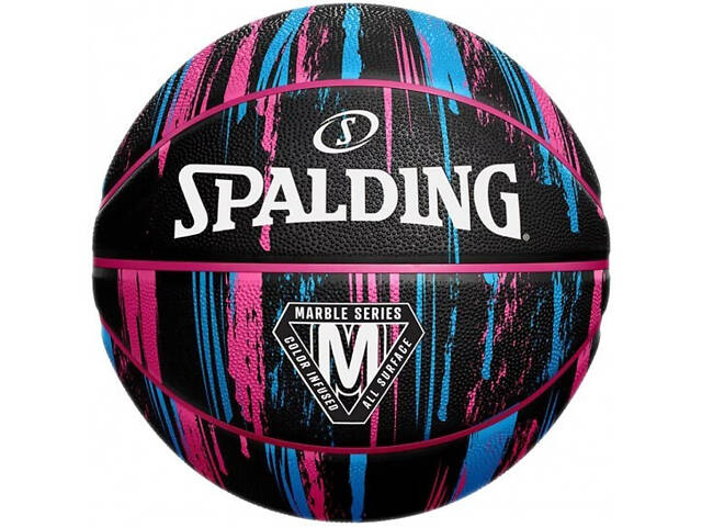 Мяч баскетбольный Spalding Marble Series 7 Разноцветный (84400Z) - Фото 1