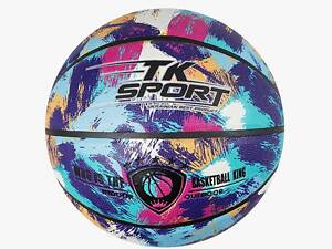 Мяч баскетбольный TK Sport С 703 PU 550 г №7 Multicolor (171570)