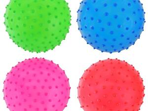 Мяч детский резиновый RB1510 размер 12 см, 25 грамм, 4 цвета, пакет