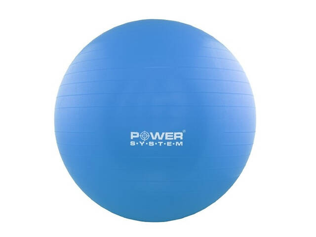 М'яч для фітнесу та гімнастики Power system PS-4011 55 cm Blue - Фото 1