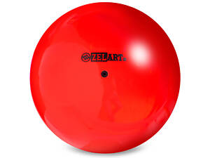 М'яч для художньої гімнастики Zelart RG150 15см Оранжево-червоний