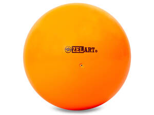М'яч для художньої гімнастики Zelart RG200 20см Помаранчевий