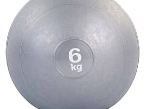 М'яч для кроссфіту Record FI-5165-6 6кг Сірий