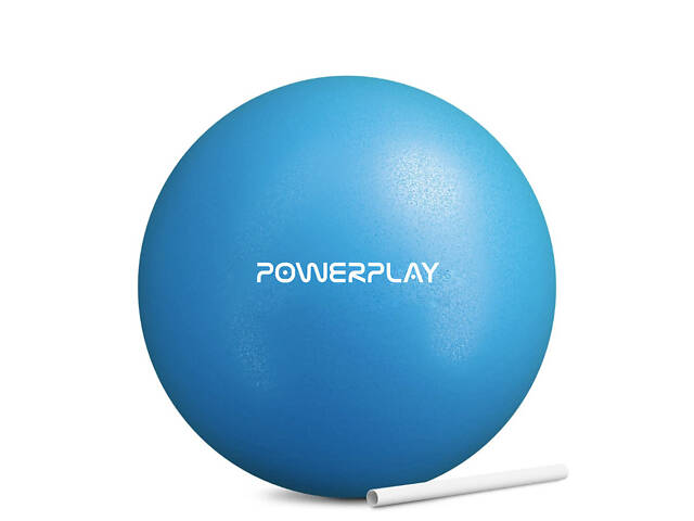 М'яч для пілатесу, йоги та реабілітації PowerPlay PP_4415 Body Shape Ball 22 см Синій - Фото 1