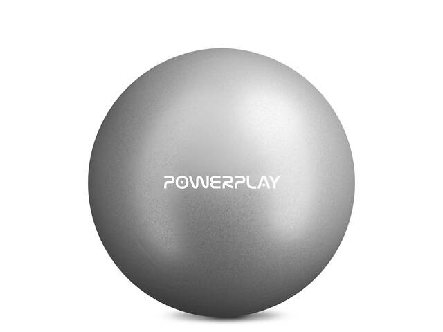 М'яч для пілатесу, йоги та реабілітації PowerPlay PP_4415 Body Shape Ball 22 см Сірий - Фото 3