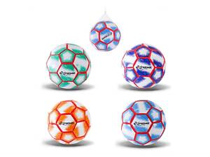Мяч футбольный размер №5 материал поверхности PU вес 420 грамм FB24348 микс кольров 4 вида