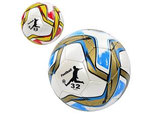 Мяч футбольный размер №5 материал поверхности ПУ (PU) вес 400 - 420 граммив MS 3708 , 2 цвета