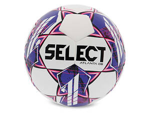 М'яч футбольний Select Atlanta DB FIFA Basic V23 ATLANTA-4WV №4 Біло-фіолетовий (57609013)