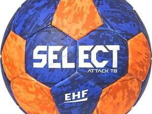 Мяч гандбольный SELECT HB Attack TB v22 синий, оранжевый Уни 1 162084-839
